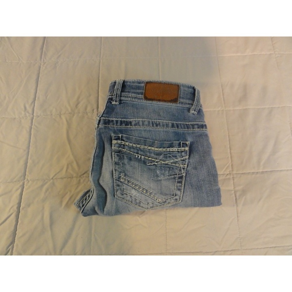 BKE Buckle Payton Jeans Womens Size 27‎ Blue Stretch Wide Leg Boot Cut